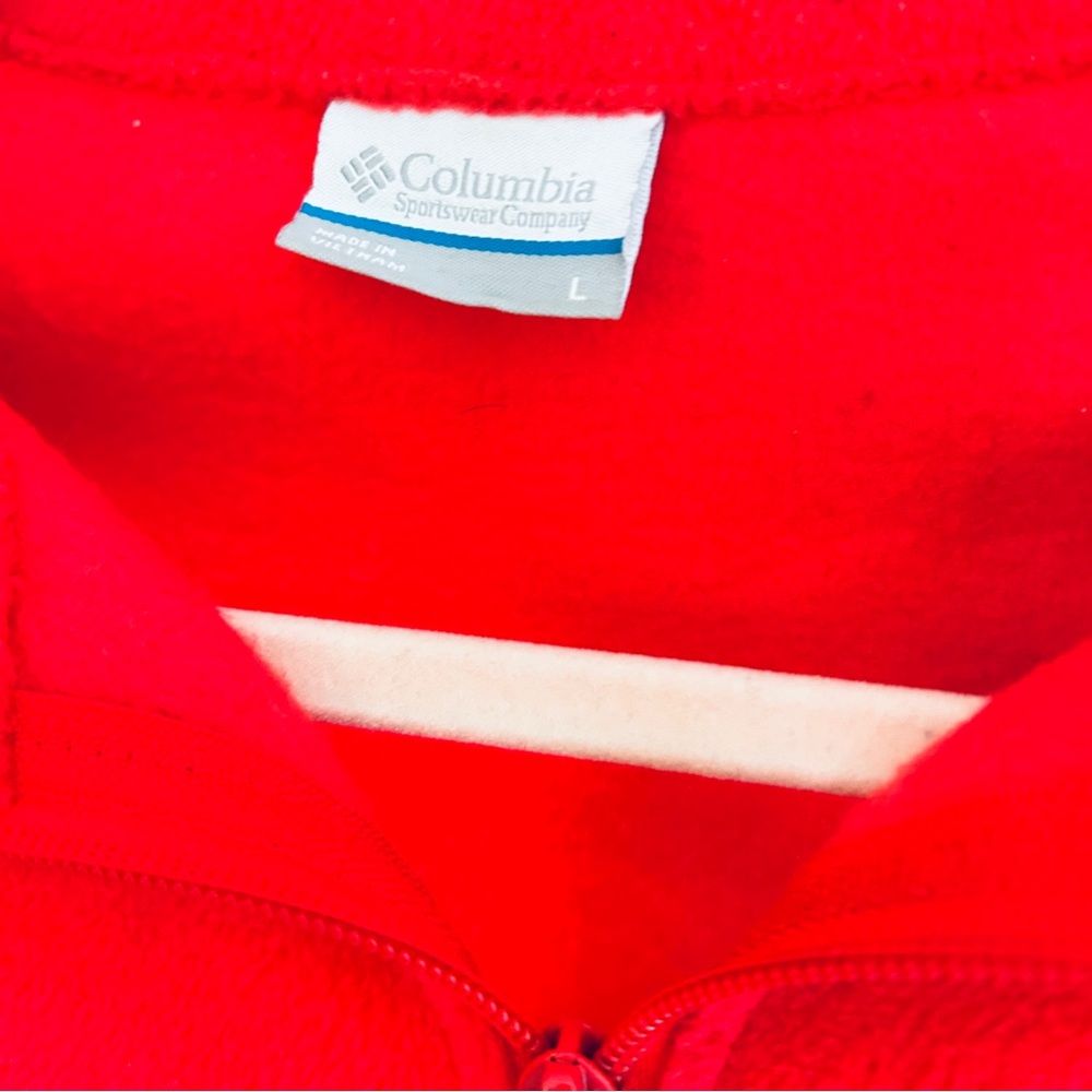 Columbia Red Fleece Jacket
